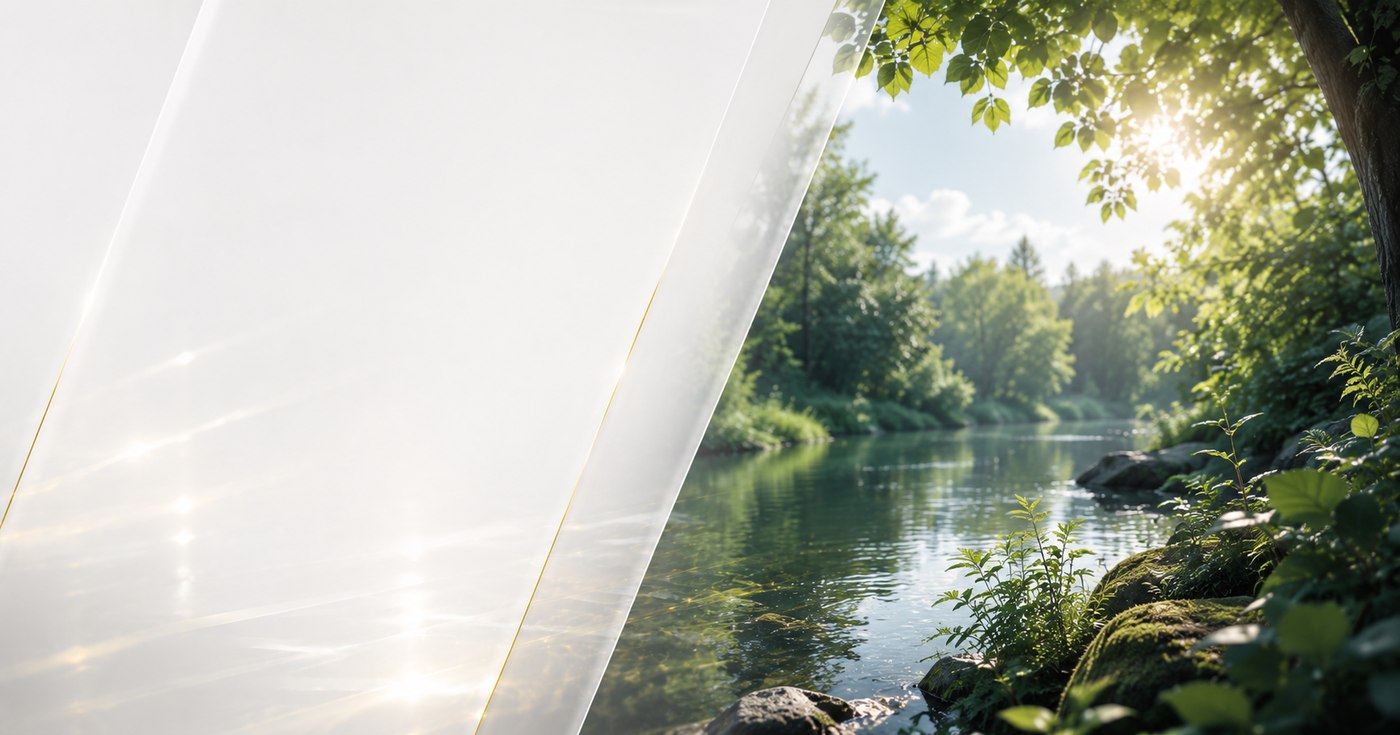 Naturnaher Fluss als Sinnbild für den Umweltschutz bei Joos Metallveredelung