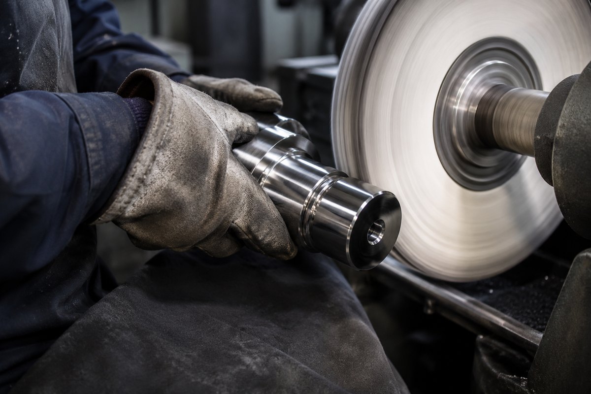 Poliertes Bauteil bei Joos Metallveredelung